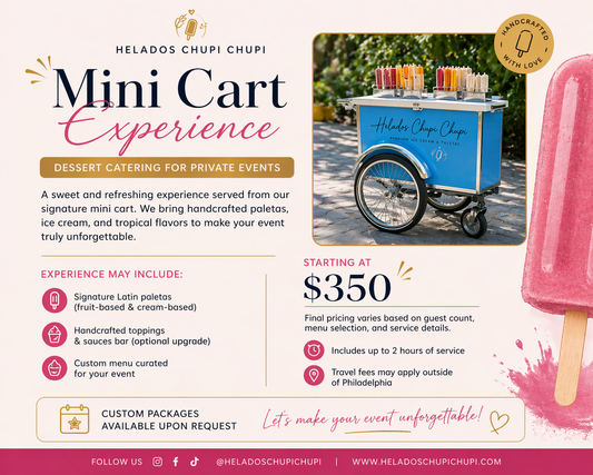 🔵Mini Cart Experience – Popsicles Only Package